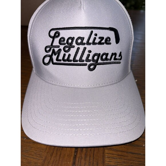 Shank it Golf Legalize Mulligans Golf Hat SnapBack Gray PGA Country Club - Picture 3 of 6